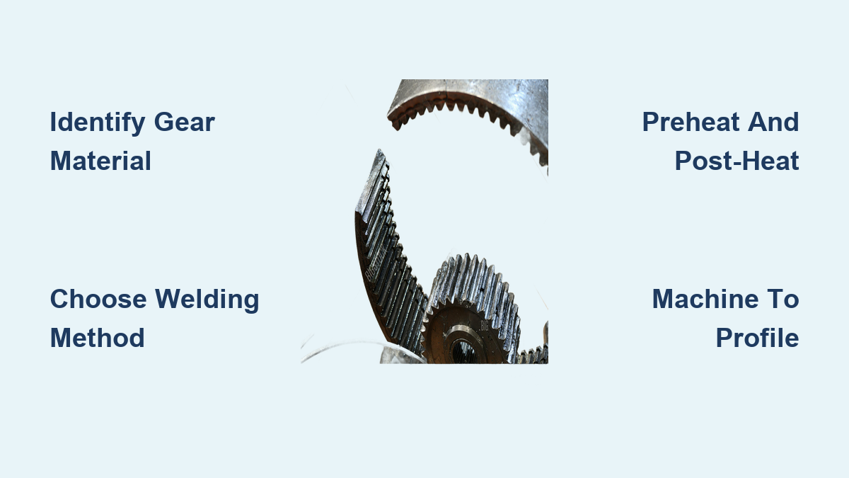 How to Weld a Broken Gear Tooth: Repair Guide