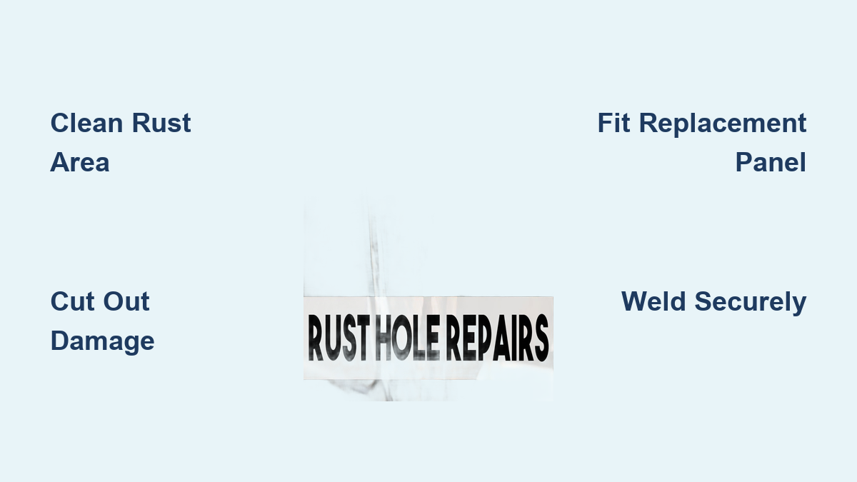 How to Fix Rust Holes on a Car with Welding