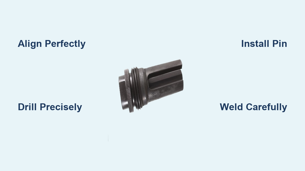 How to Pin and Weld a Flash Hider: Step-by-Step Guide