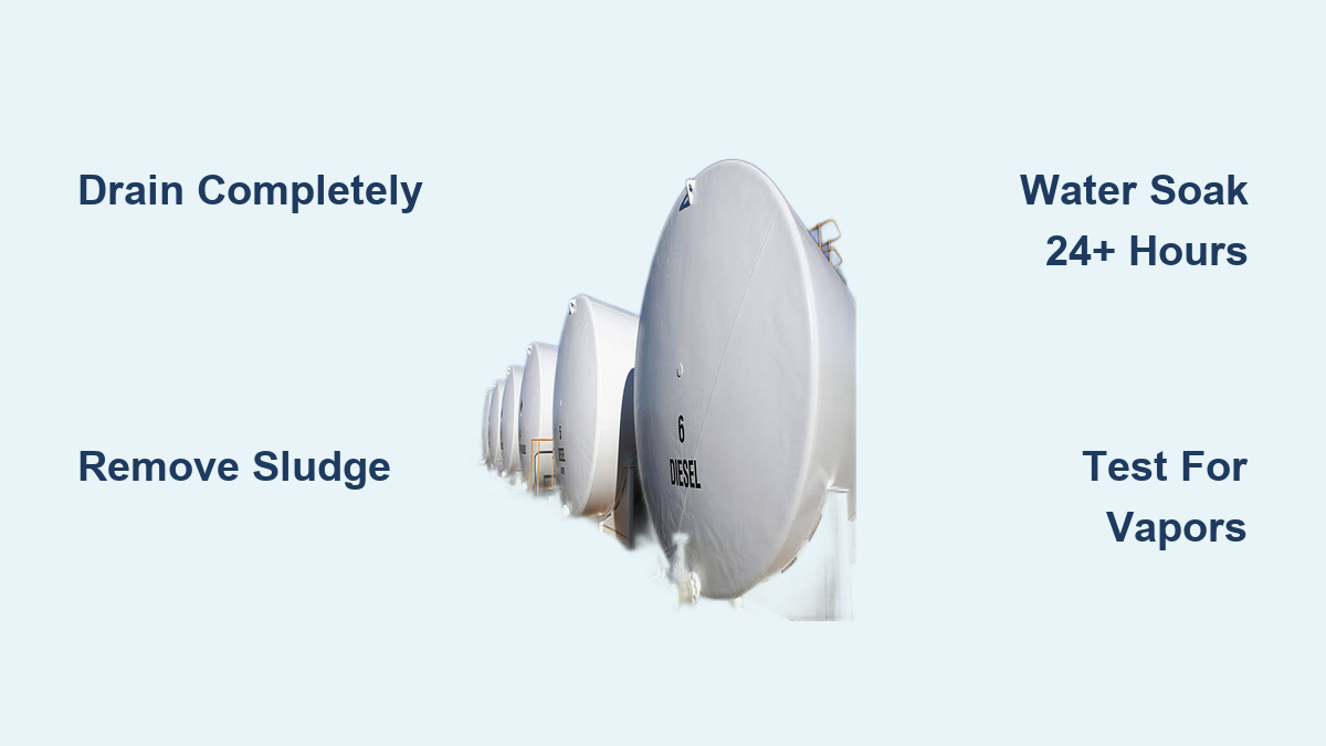 How to Clean a Fuel Tank Before Welding