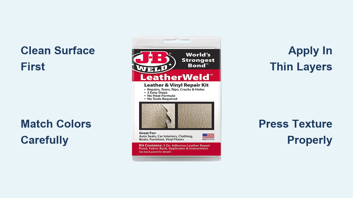 How to Use JB Leather Weld: Step-by-Step Guide