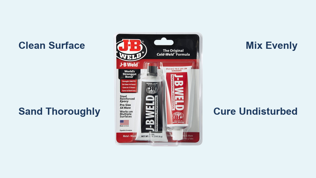 How to Fix a Cracked Rim with JB Weld