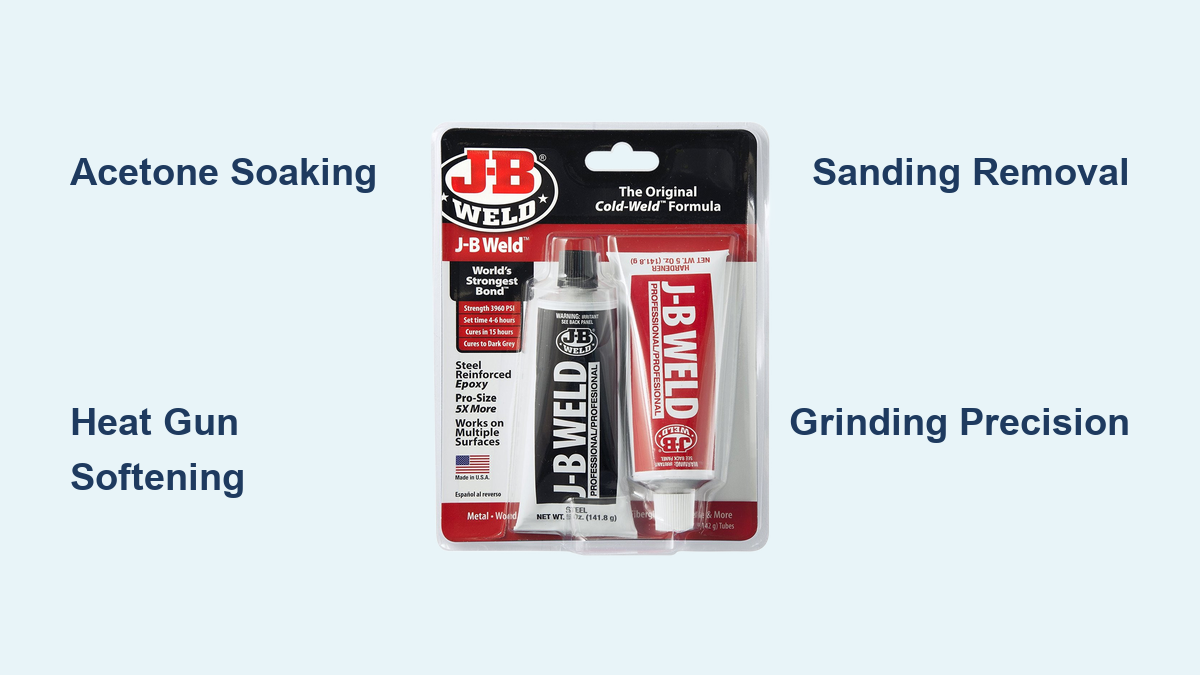 How to Remove J-B Weld from Metal