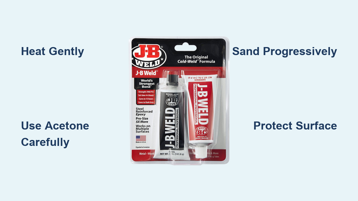 How to Remove JB Weld from Plastic