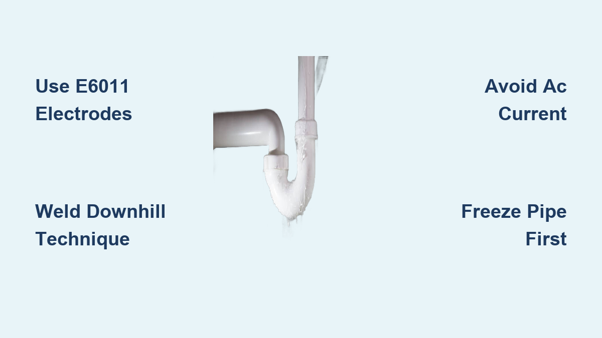 How to Weld a Leaking Water Pipe: Step-by-Step Guide