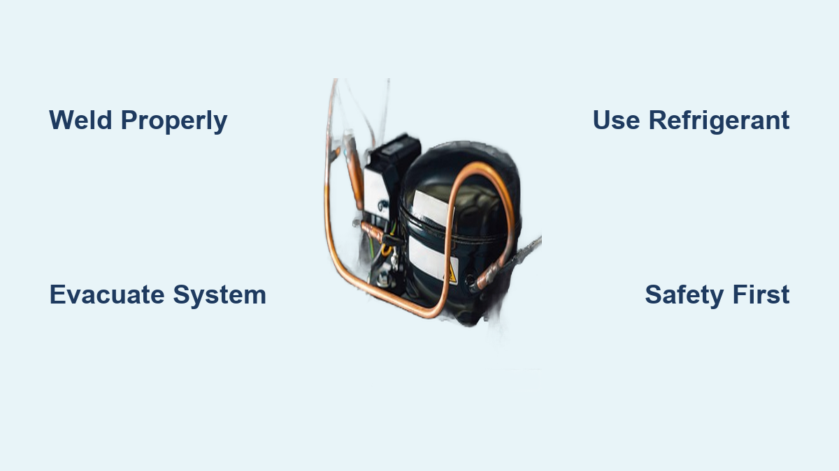 How to Weld Refrigerator Compressor: Quick Steps