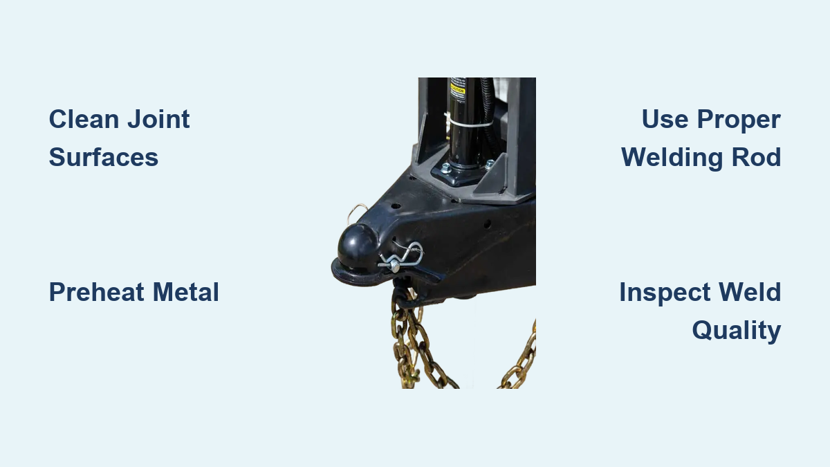 How to Weld a Trailer Frame Coupler