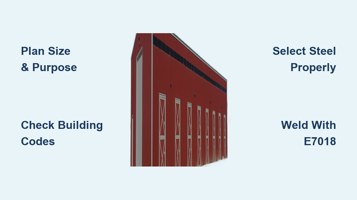 How to Build a Weld-Up Metal Building: Step-by-Step Guide