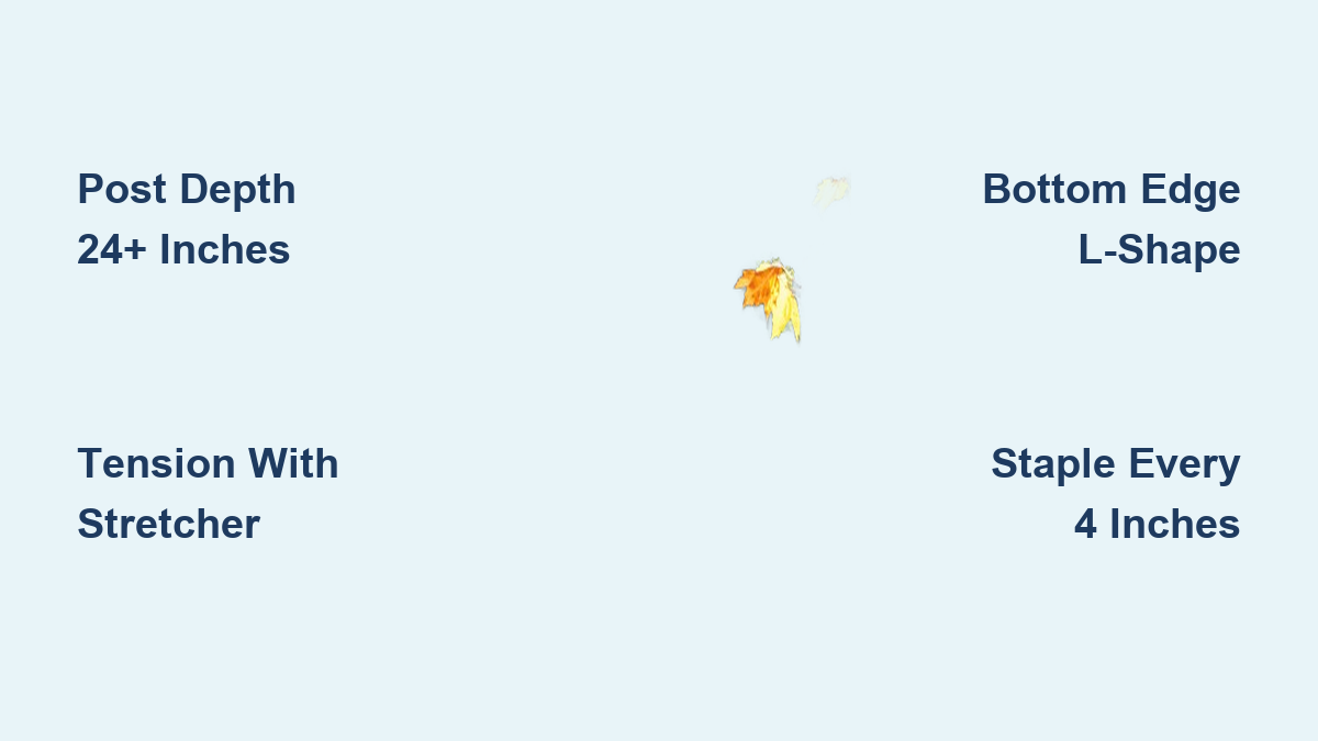 How to Install Welded Wire Fence on Wood Posts
