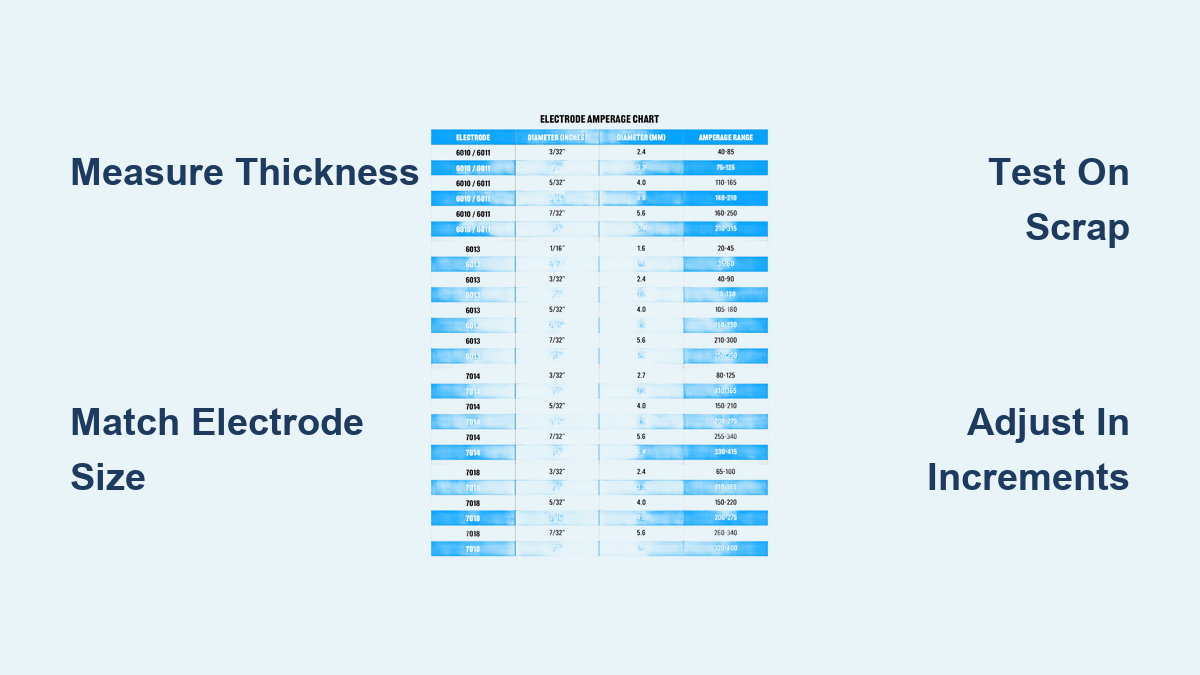 How to Set Welding Amperage: Quick Guide