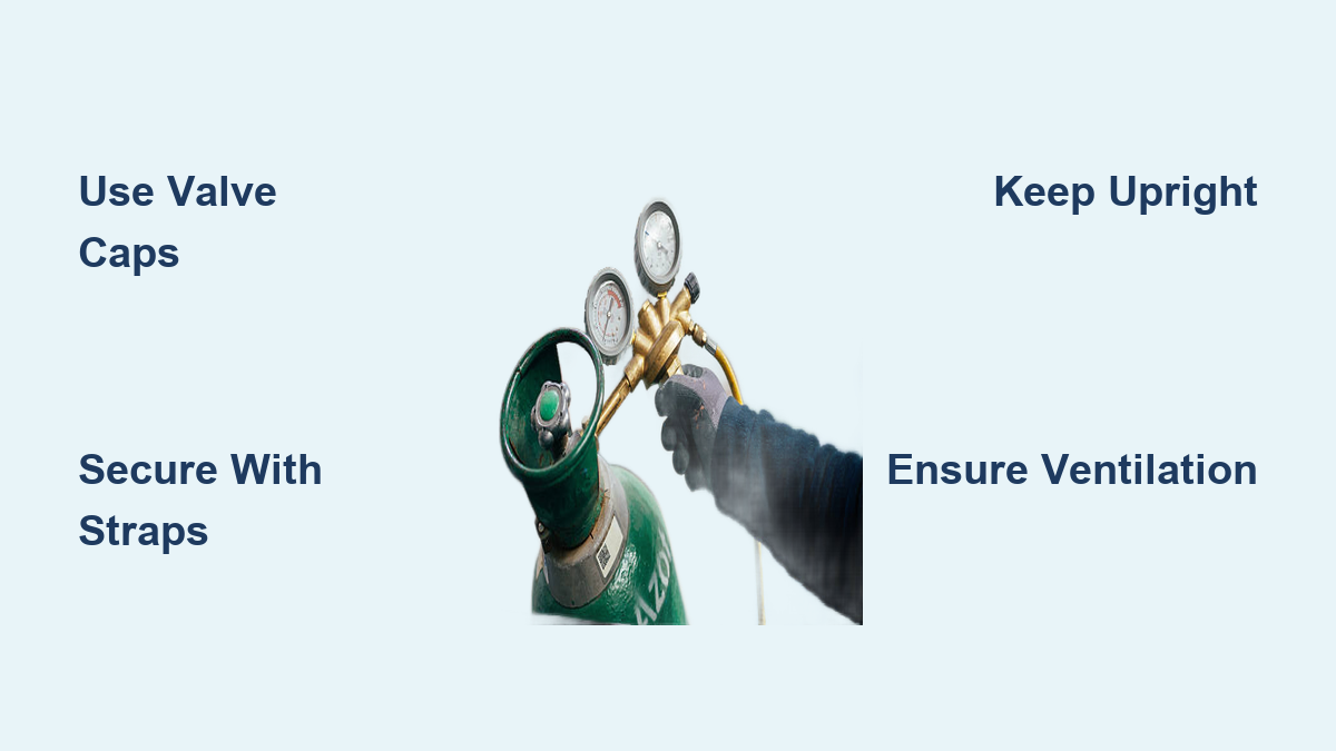 How to Transport Welding Gas Safely