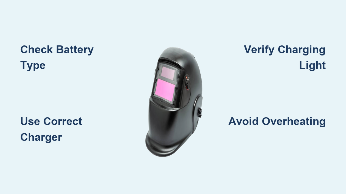 How to Charge a Welding Helmet