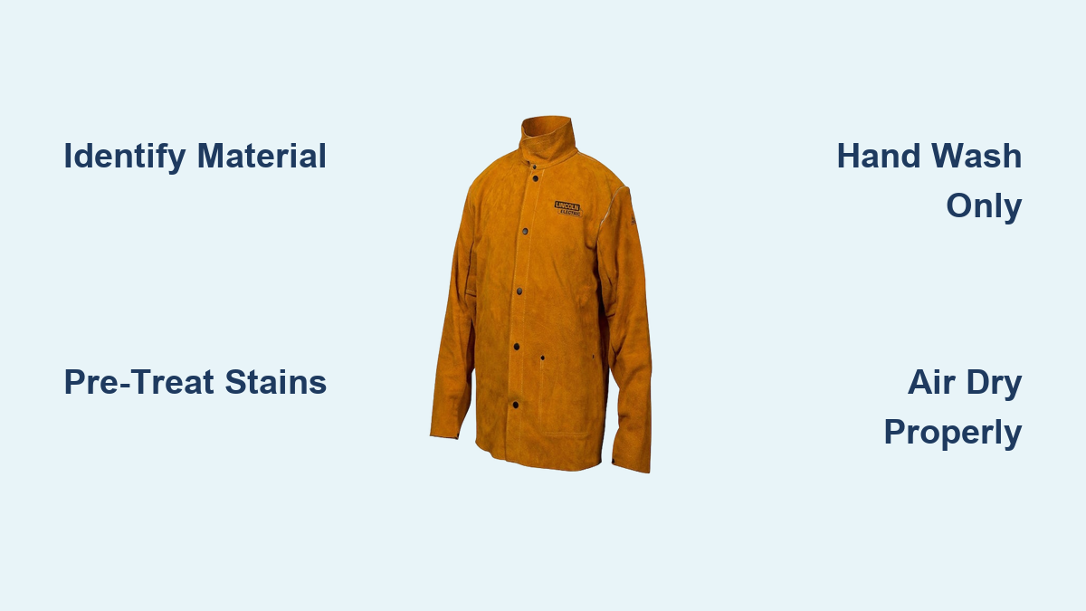 How to Clean a Welding Jacket: Easy Steps