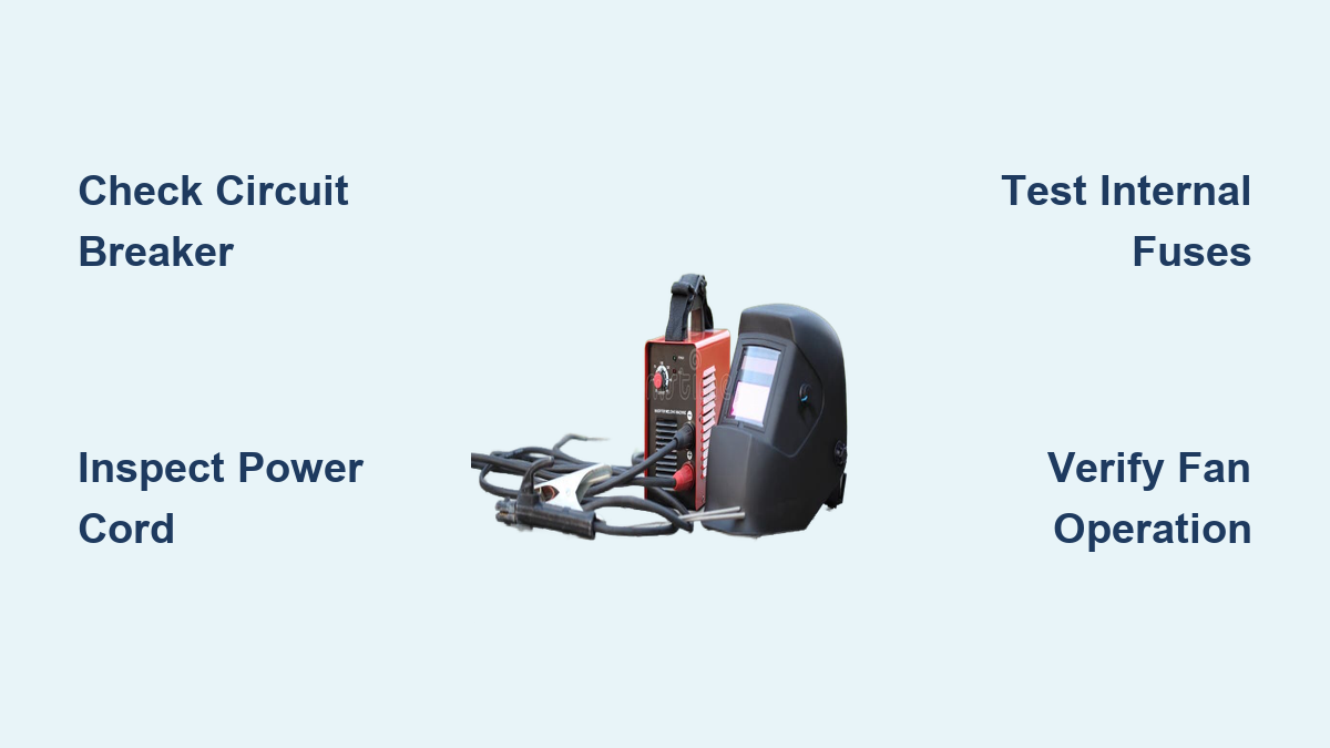 How to Fix Welding Machine No Power Issue