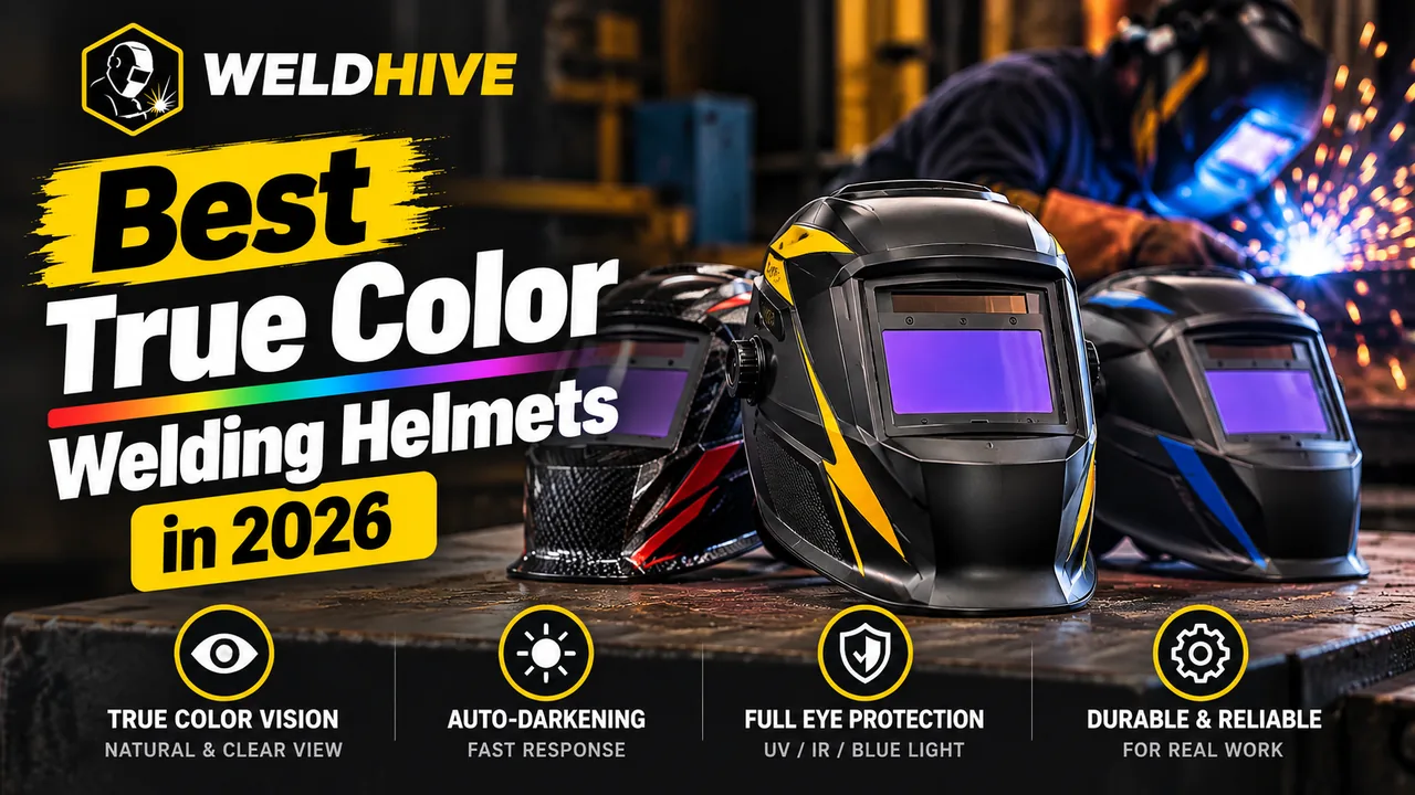 Best True Color Welding Helmets in 2026